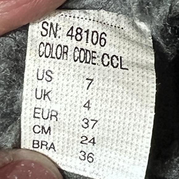 Sketchers SKCH+3 Hidden Wedge Gray Suede Womens Sz 7 Shoes Ankle Bootie Faux Fur - Picture 11 of 11